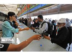 آبرسانی روزانه ۴۲ هزار لیتر آب به مواکب اربعین حسینی...