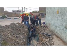 با نصب سروصل جدید و تغییر در خط لوله آب ارسالی محقق ...