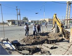 تلاش مستمر برای رفع افت فشار آب در شبکه آبرسانی ارون...