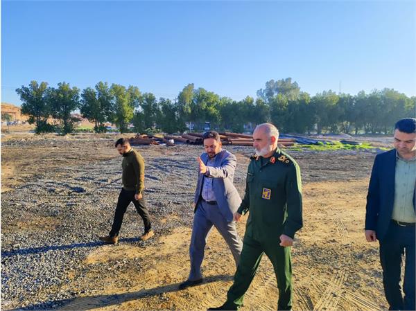 دیدار دکتر علیدادی مدیرعامل شرکت آب و فاضلاب خوزستان با سردار خادم سیدالشهدا فرمانده قرارگاه منطقه ای کربلا