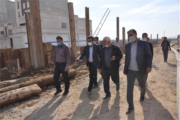 ازدید میدانی از پروژه ها و طرح های توسعه و تکمیل شبکه فاضلاب کلانشهر اهواز