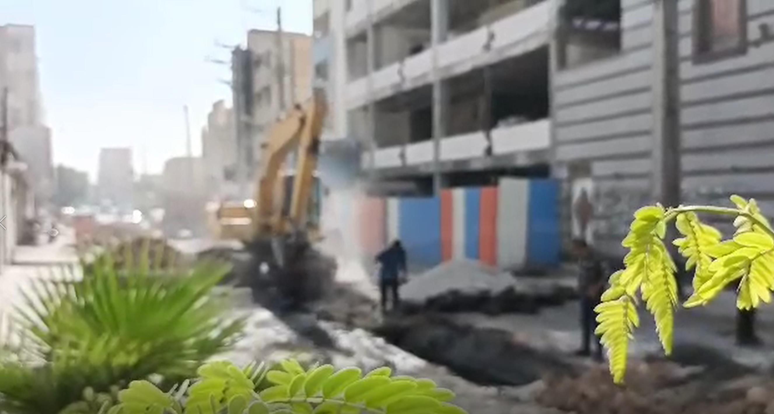 اجرا و پس از اجرای پروژه های فاضلاب اهواز