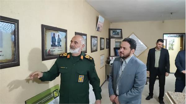 دیدار دکتر علیدادی مدیرعامل شرکت آب و فاضلاب خوزستان با سردار خادم سیدالشهدا فرمانده قرارگاه منطقه ای کربلا