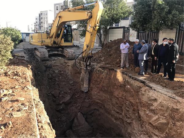 بازدید از پروژه های فاضلاب اهواز