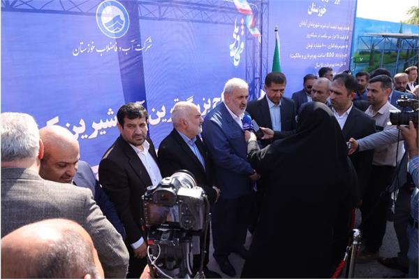 افتتاح آب شیرین کن آبادان با حضور وزیر محترم نیرو